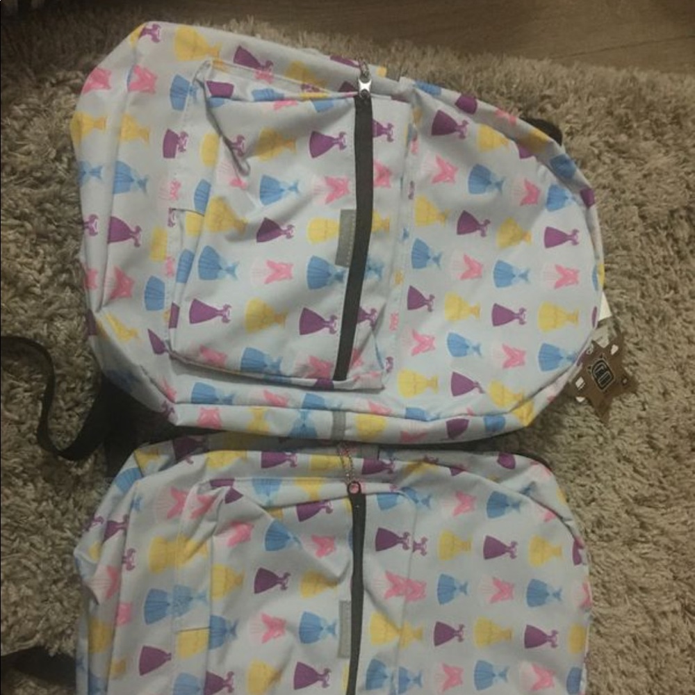 2 Disney princess back packs